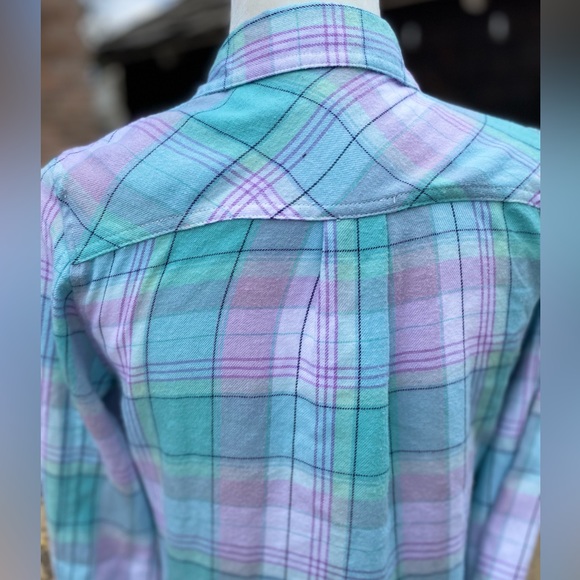 Eddie Bauer Flannel Shirt Dress Girls size XL / 16 - Picture 7 of 7